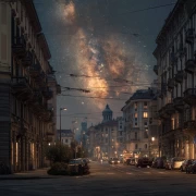 Milan Starry Night: The Magic of the City Sky