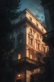 Milan Evening Light: Cityscapes and Silhouettes