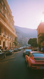 Elegant Skyline: Stylish Monaco in Cityscapes Skylines