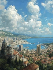 The Magic of Monaco's Skyline: Seascape and Architectural Charm