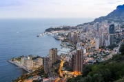 Evening Glitter of Monaco: Cityscapes and Skylines