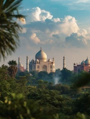 Majesty and Mystery: The Skyline of New Delhi, India