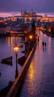 Evening Prague: The Magic of the Cityscape