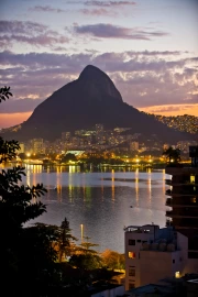 Rio Evening Glitter: Panorama of City Lights