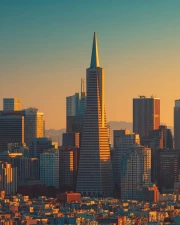 San Francisco Evening Skyline: City Skies