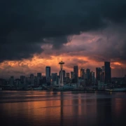 Seattle Sunset Symphony: The Magic of Cityscapes Skylines