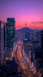 Seoul: An Urban Symphony of Lights and Skyscrapers