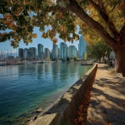 Vancouver's Golden Autumn: Cityscape and Nature