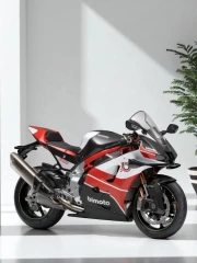 Speedy Elegance: Bimota KB998 in the Parking Lot