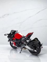 Bimota TESI H2 on Marble Background: Elegance and Speed of a Motorcycle