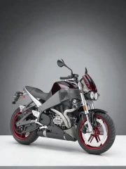 Buell Lightning XB12S on Gray Background: Dynamics and Style for Motorcycle Enthusiasts