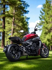 Ducati XDiavel V4: Power and Nature in a Forest Symphony