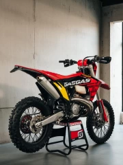 GasGas EC 300GP: Adrenaline on a Concrete Background