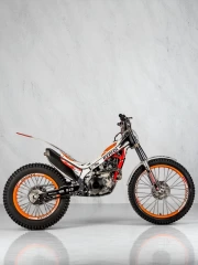 Honda Montesa on Marble Background: Style and Speed
