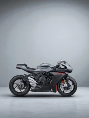 MV Agusta Superveloce: Elegant Speed on a Gray Background