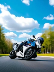 Speed and Freedom: Suzuki GSX R1000R on the Road