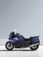 BMW K 1600 GT: Touring Dynamics on a Gray Background