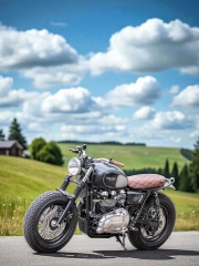 Triumph Bonneville: Freedom on the Country Road