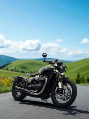 Triumph Bonneville Bobber TFC: Speed and Style on the Country Road