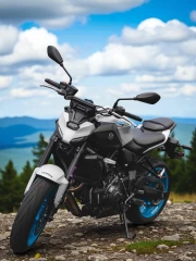 Yamaha MT07: Conqueror of Peaks Against the Forest Deep