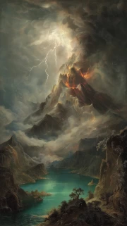 The Majesty of the Volcano: The Drama of Nature in Nature Landscapes