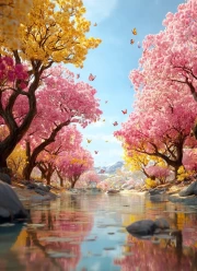 Spring Awakening: Bright Colors of Nature