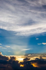 Cloud Dance at Sunset: Sky Spaces