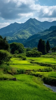 The Freshness of Green Fields and the Majesty of Mountains