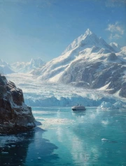 The Majesty of the Ice Giants: Natural Landscapes and Icebergs