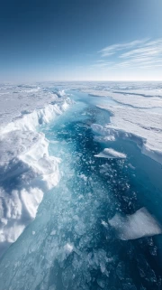 Icelands Serenity: Iceberg Cracks