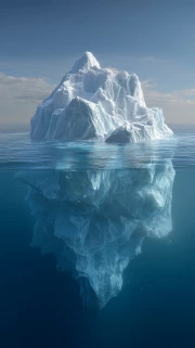 Iceberg Magic: Icy Landscapes and Reflections