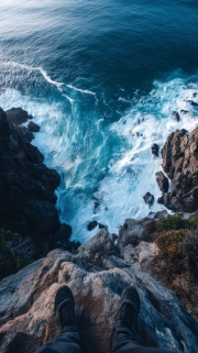 The Grandeur of the Ocean: View from the Cliff
