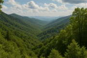 Nature's Majesty: Landscapes of the Great Smoky Mountains National Park between Tennessee and North Carolina