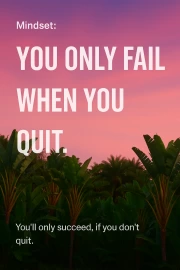 Sunset of Success: Never Give Up