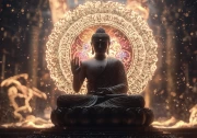 Buddha's Radiance: Light of Peace and Inspiration