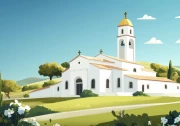 Light and Peace: Cartoon Church for Peace and Harmony