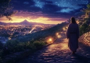 Evening Walk of Jesus: A Shimmering City of Tranquility and Inspiration
