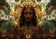 Jesus in the Golden Garden of Light and Peace