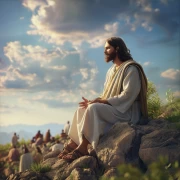 Jesus in Meditations on the Rock: Eternal Truths