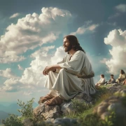 Jesus on the Rock in Heaven: Sincerity and Peace