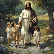 Jesus and Children: Light of Goodness and Love
