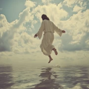 Jesus Walking on Water: Divine Peace