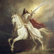 King Jesus in Glory on a White Steed