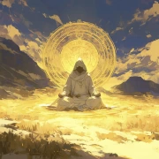 The Meditating Monk: The Path to Spiritual Harmony