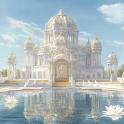 Sacred Harmony: Reflection of the Temple in the Waters