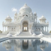 Mirror Reflection of the Temple: Divine Silence