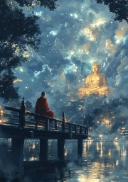 The Majesty of Buddha in Heaven: Mystical Inspiration