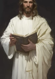Jesus Christ in White Robes: The Embodiment of Peace and Spiritual Depth