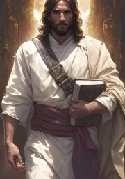 Jesus Christ in the White Robe: Sacred Inspiration and Spiritual Light