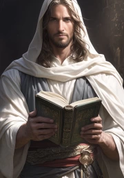 Jesus Christ in a White Robe: Sacred Enchantment